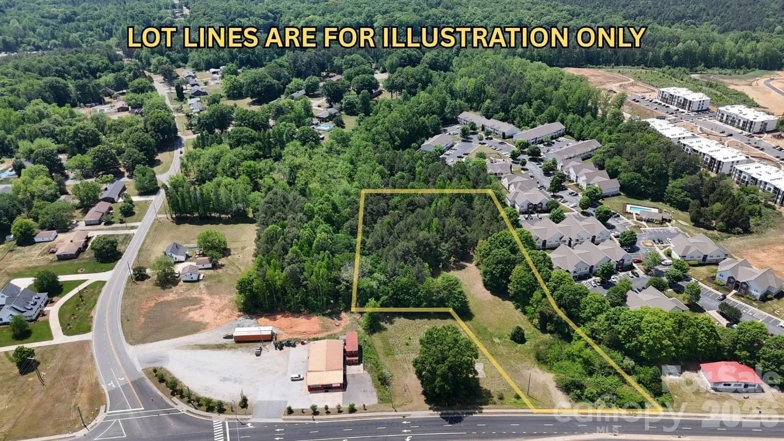 4.96 Acres of Land for Sale in Salisbury, NC - Salisbury, North Carolina, 28147