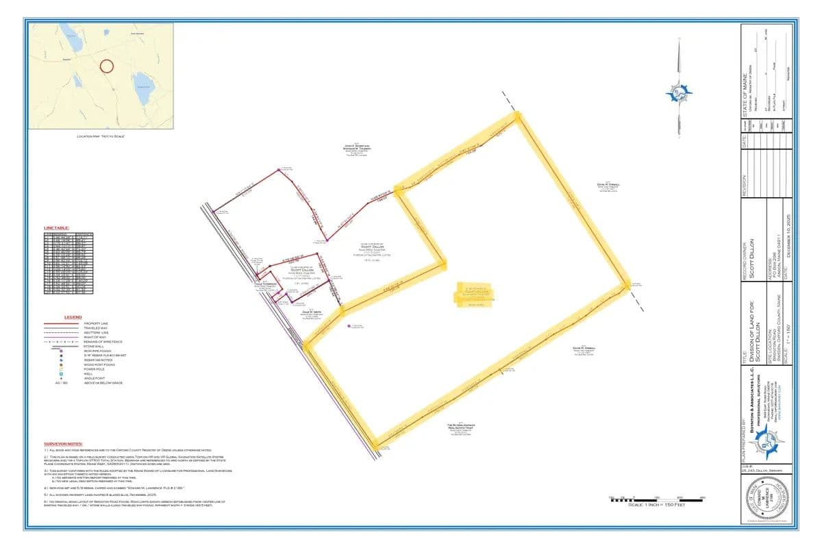 Sweden, Map R5 Lot 52 Bridgton Road - 48 acres - Sweden, Maine, 04040