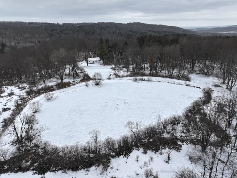 267 acres House with Pond, Woodlands and Creeks in West Valley NY 10020 McLaughlin Rd