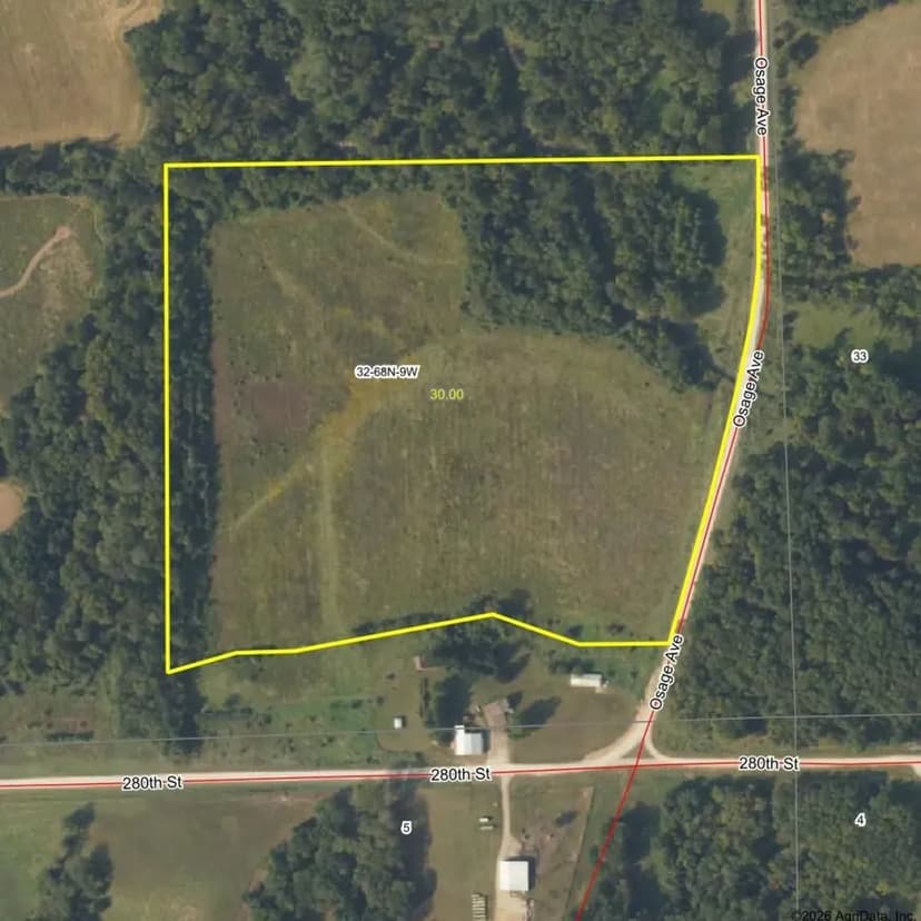 30 acres m/l Income Producing property with Hunting