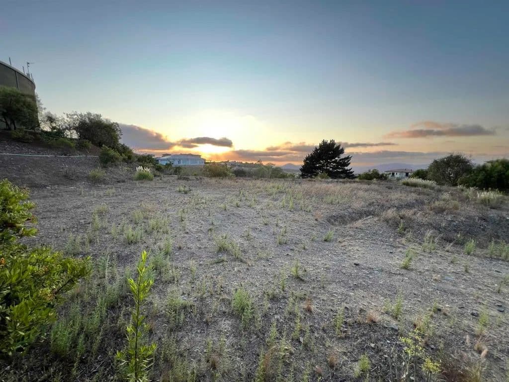 Property from Avenida Apice, Lot 38 - KW - Rancho Santa Fe, California, 92067