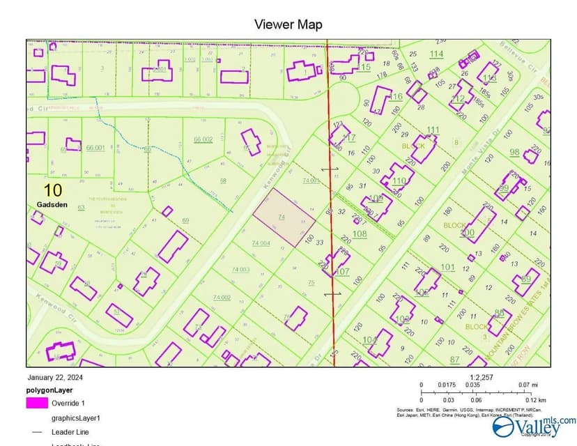 Property from Lot 13 Kenwood Circle - KW