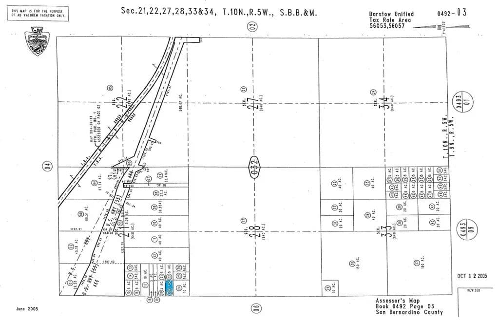 5 Acres of Land for Sale in Helendale, CA - Helendale, California, 92342