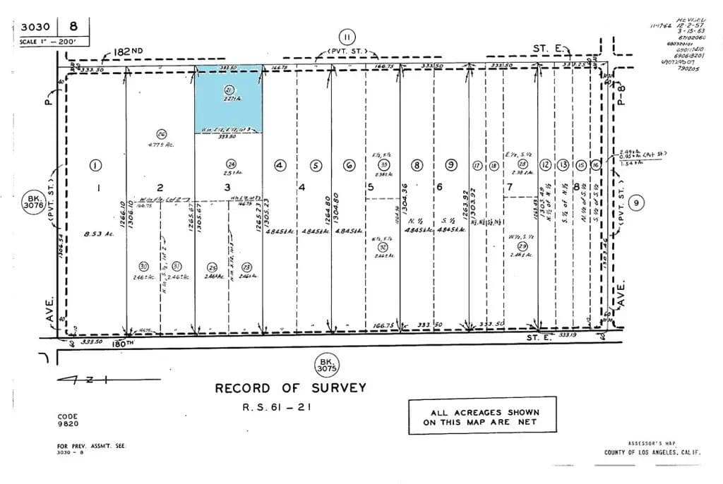 2.64 Acres of Land for Sale in Lake Los Angeles, CA - Lake Los Angeles, California, 93550