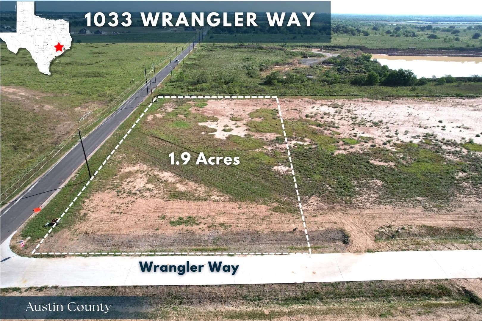 1.9 Acres of Land for Sale in Sealy, TX - Sealy, Texas, 77474
