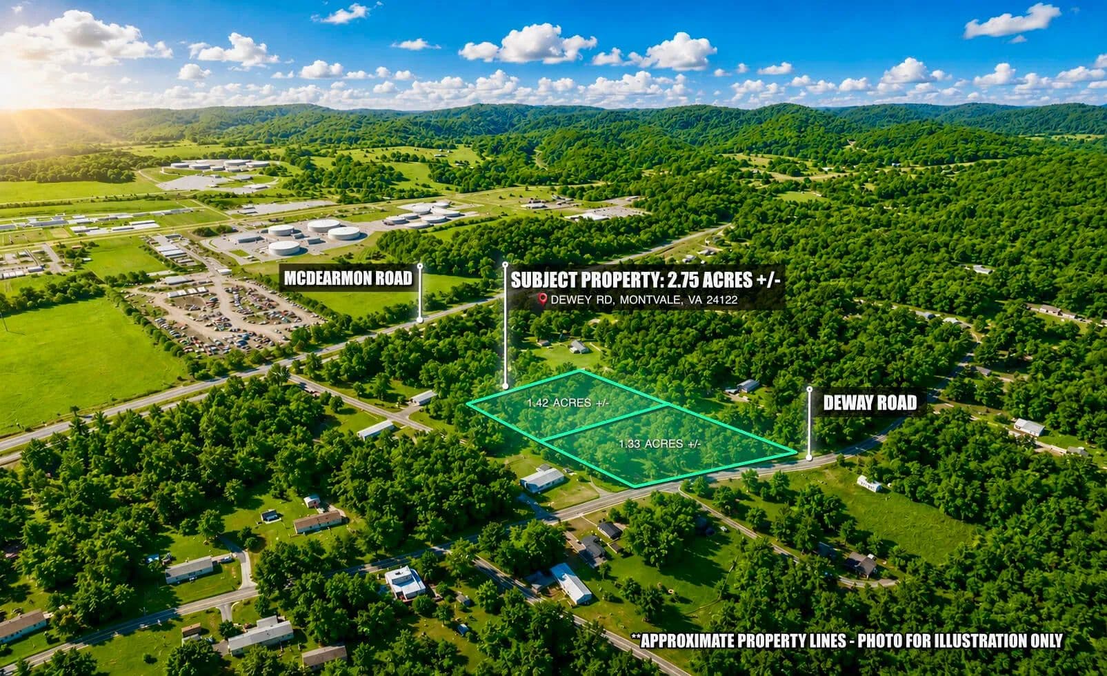 Property from 0 Dewey RD - KW - Montvale, Virginia, 24122