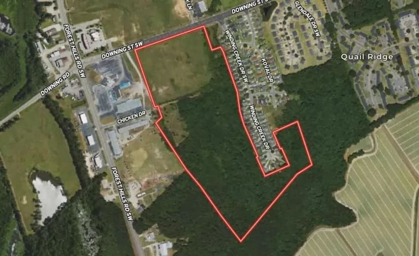 UPDATED!!  41.3 acres of Commercial Land For Sale in Wilson County, NC!