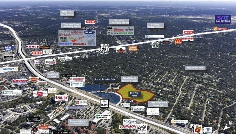 Zoned Multifamily Development Site  15.77+/- Acres | 480+/- Units | San Antonio, TX