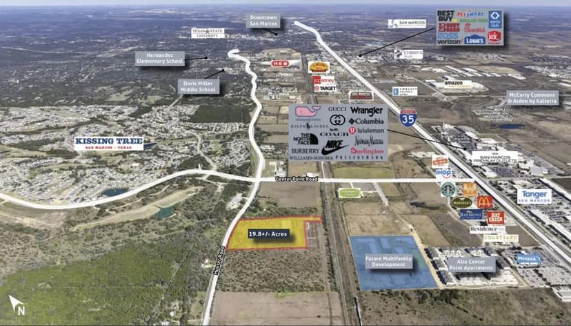 PRICE REDUCED - 19.8+/- Acre Multifamily Development Site | San Marcos, TX