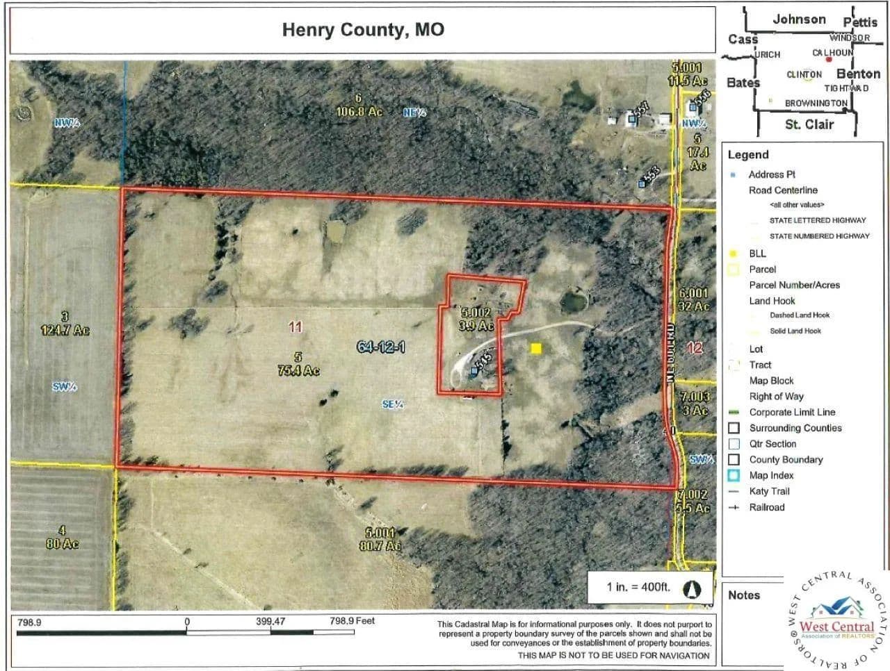 Property from TBD NE 601 Road - KW - Clinton, Missouri, 64735