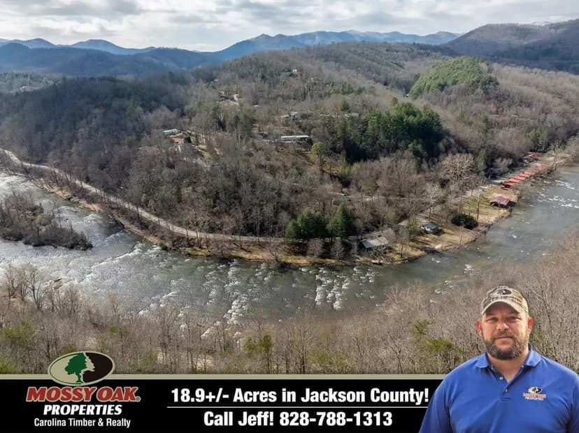 18.9+/- Acres On Tuckasegee River!