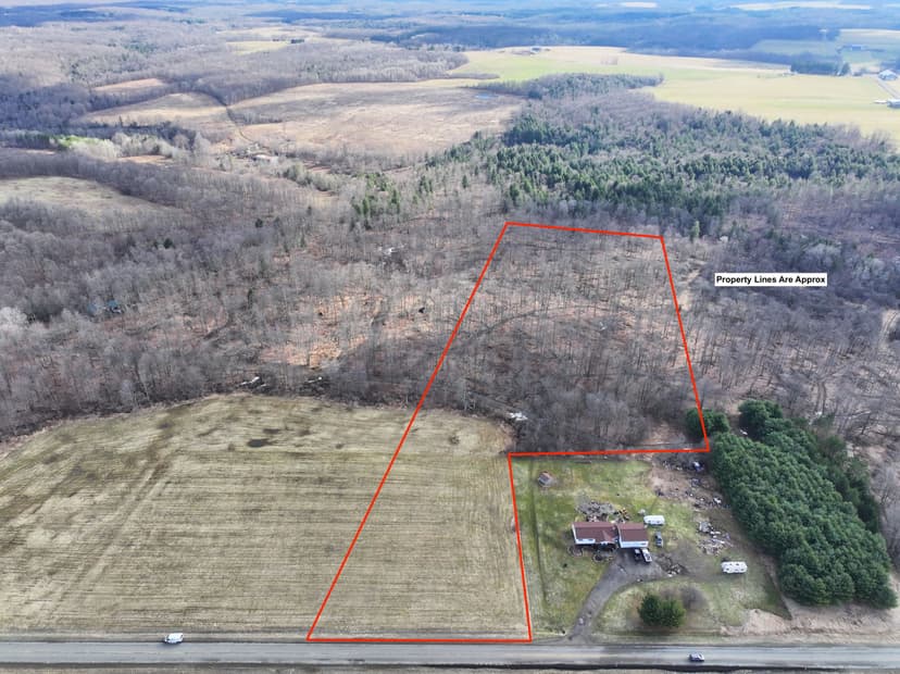 12 acres Hunting Land and Recreational Land with Building Lot in Ripley NY Post Road