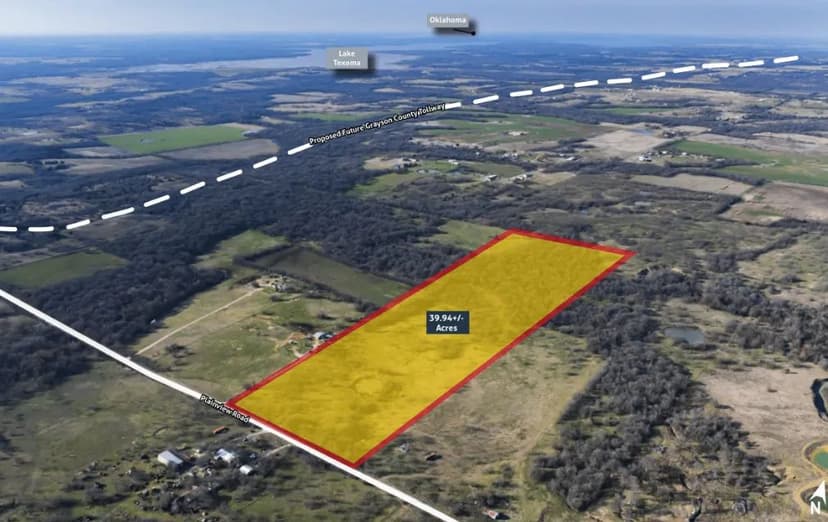 39.94+/- Acre Tract  Sherman ETJ