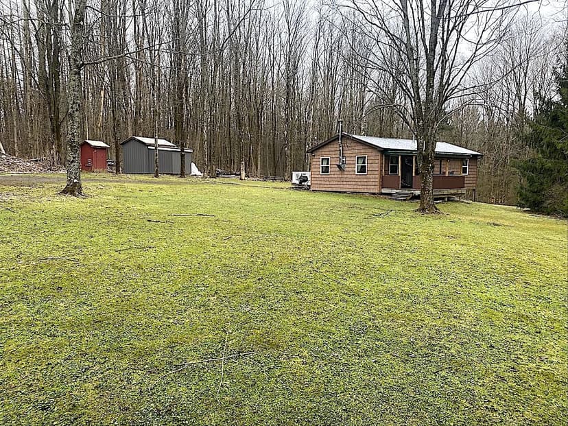 Cabin on 4 acres bordering State Land in West Almond NY 7523 Miller Rd