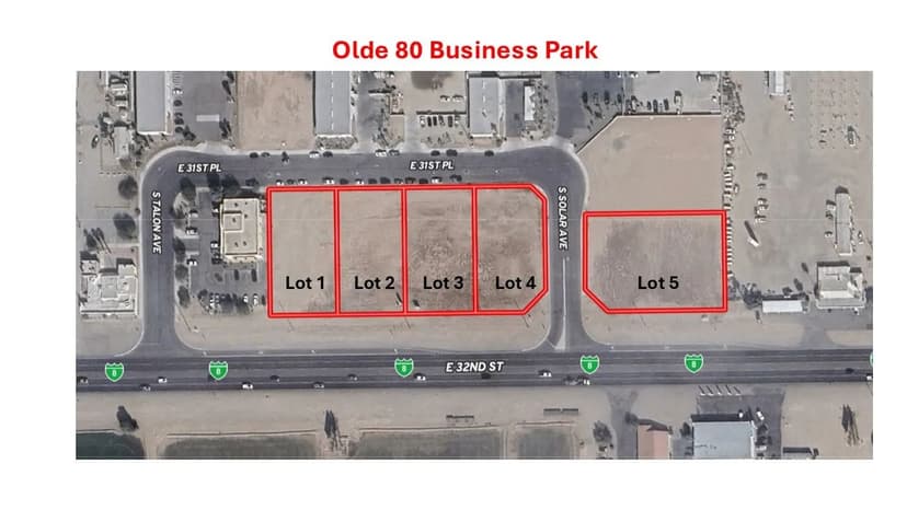 Commercial Lots for Sale in Yuma, AZ - 3 Acres along the Highway!