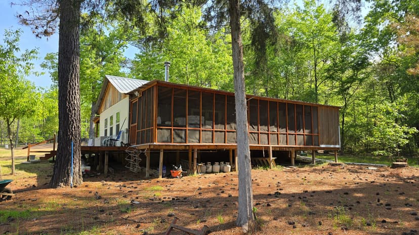 13 Acres with a Tiny House in Yalobusha County, MS 