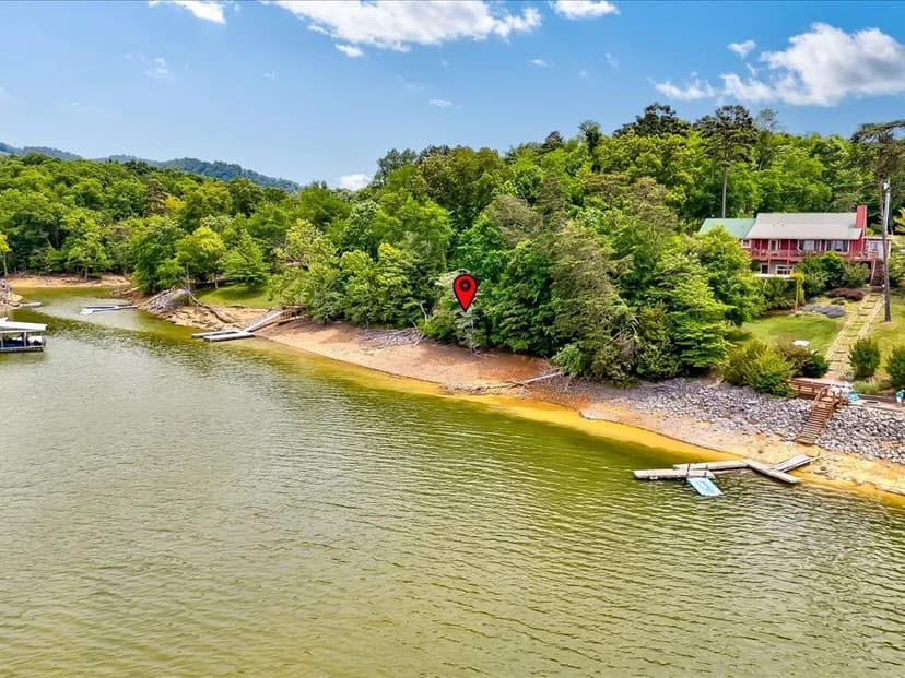 Lakefront Lot with 125 Ft Shoreline in Gated Cherokee Lake Community