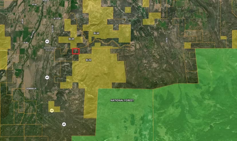 Colorado Mountain Vacant Land For Sale Bordering BLM Mesa County