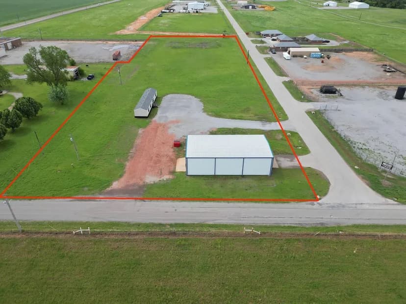 3.6 Acres with Shop and Offices- Hinton, Ok