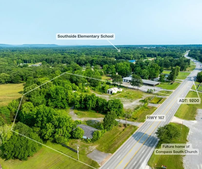 Prime Highway Frontage Commercial Opportunities, Southside, Arkansas