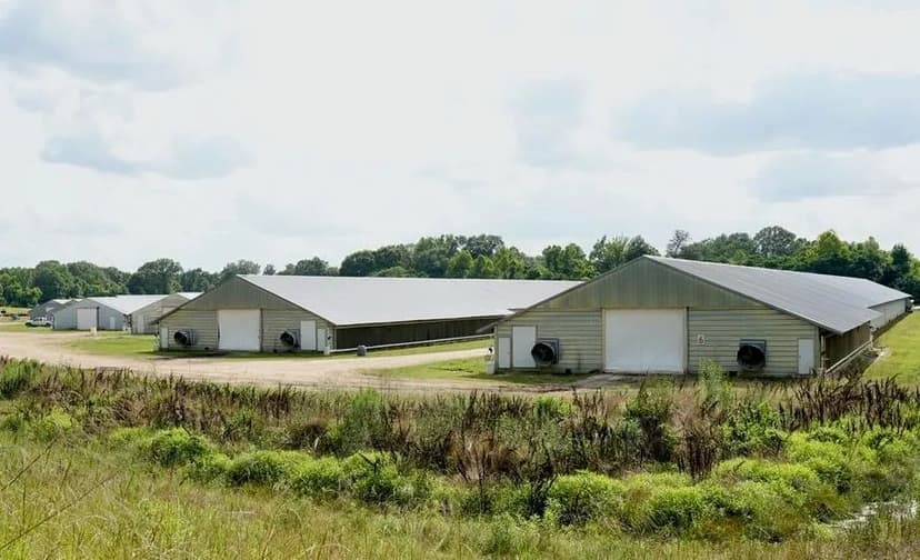 SW Miss Poultry Broiler 6 House Turnkey Farm with 38 Acres 
