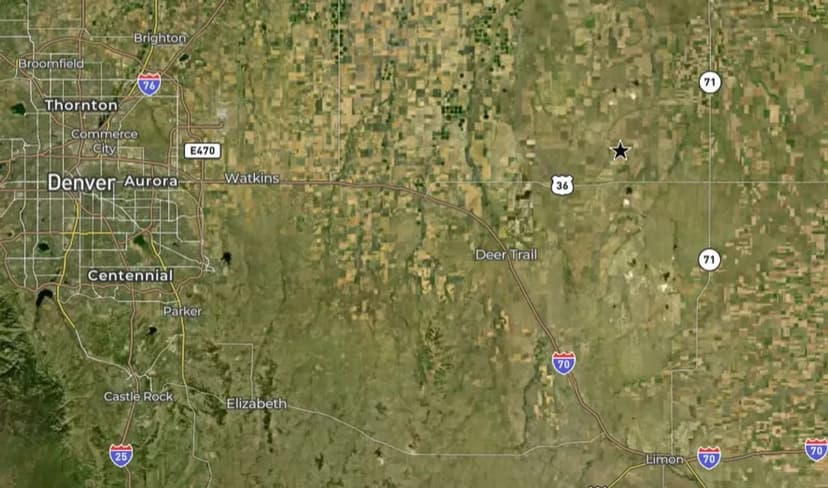 Multiple Surveyed Parcels Located Near Denver Metro with Good County Road Frontage