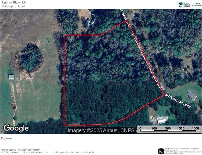 9 Acres of Wooded Land for Sale in Bogue Chitto School Dist 