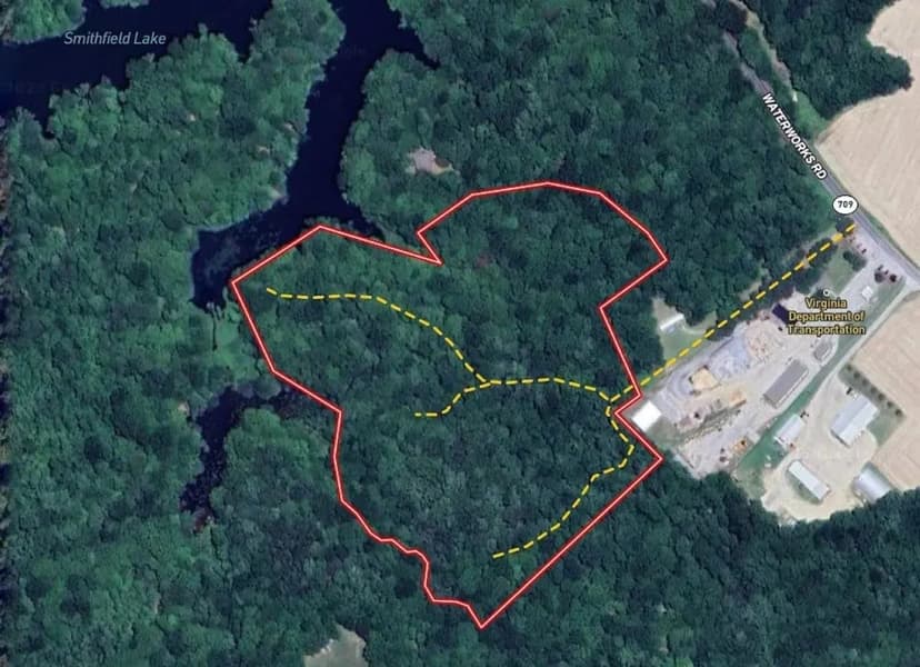 19.08 ACRES OF WATERFRONT RESIDENTIAL PROPERTY FOR SALE IN ISLE OF WIGHT COUNTY, VA!