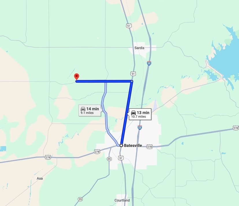 75 Acres in Panola County, MS 