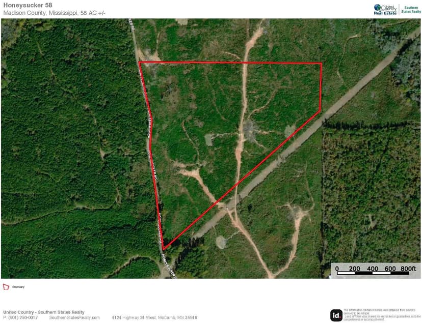 52 Acre Homesite Madison County Camden, MS