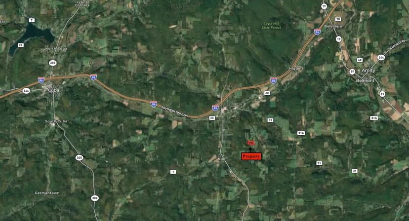 Owner Financing Available with 13 acre Building Lot and Recreational Land in Friendship NY 4311 Blouvet Road