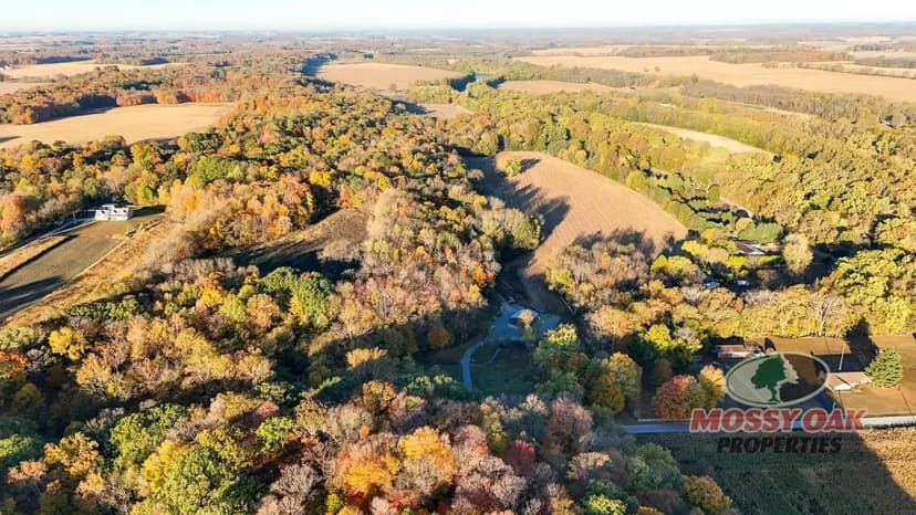 70 +/- Acres Land & Pole Barn with New Living Quarters For Sale - Cass County - Peru, Indiana