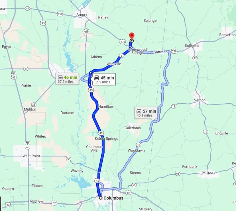 166.9 Acres in Monroe County, MS 