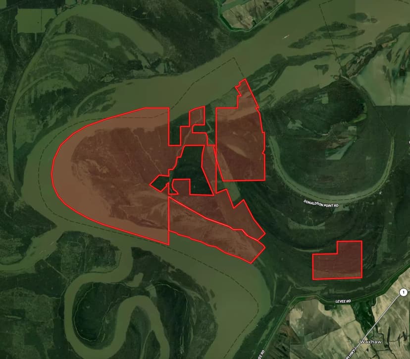 3.95 Acres with a Cabin in Bolivar County, MS