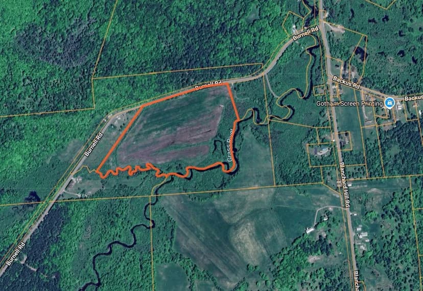 30 acre Waterfront Building Lot Russell NY