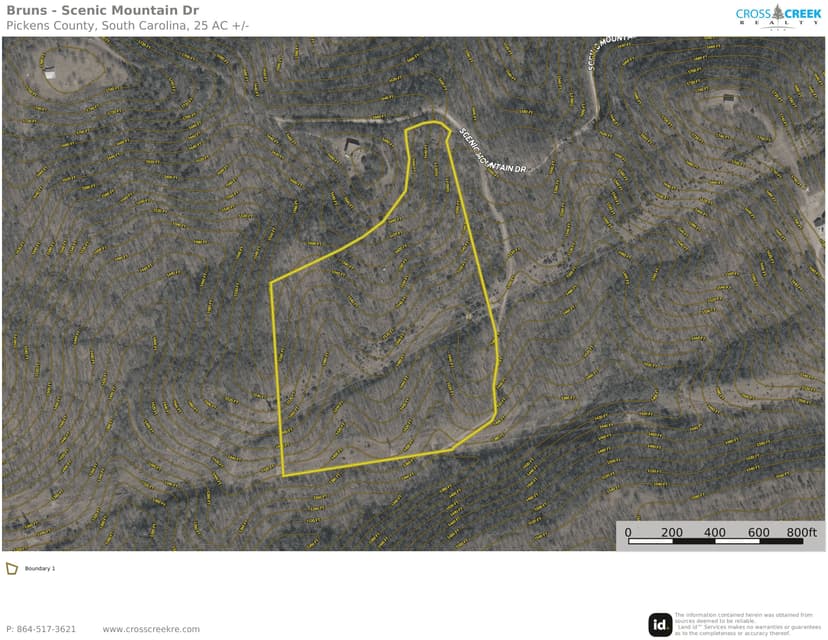 +/- 25 Acres on Scenic Mountain Drive in Pickens, SC
