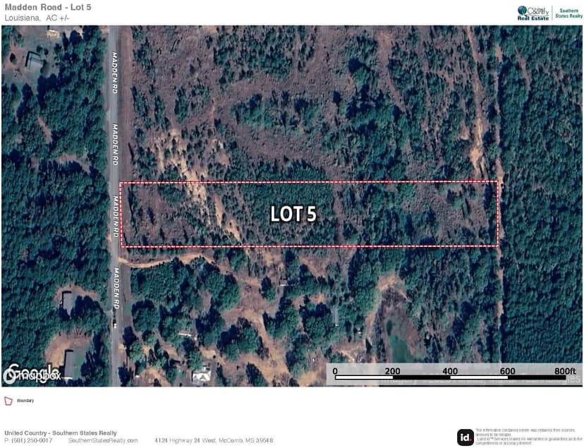 Vacant Land For Sale Ruston, LA - Lot 5