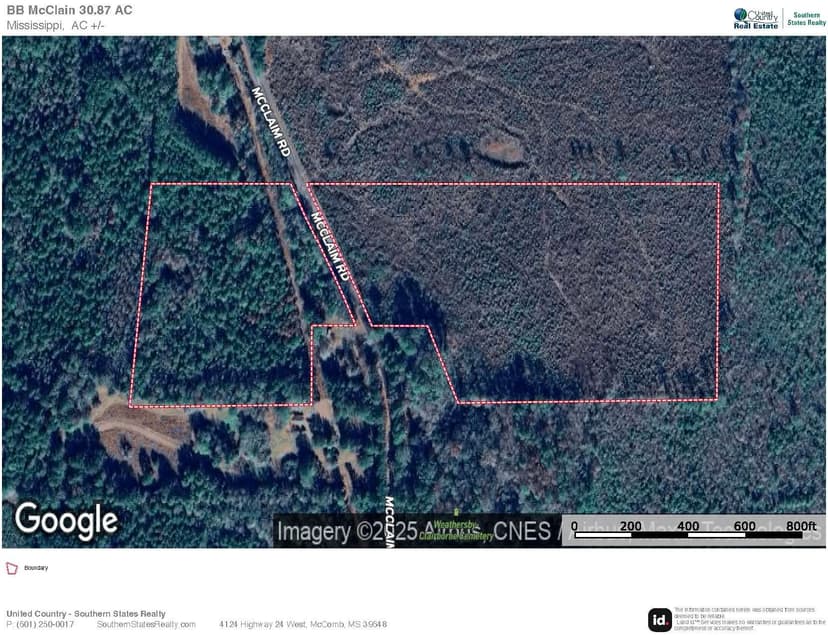 Small Hunting Tract FOR SALE in Amite County, MS