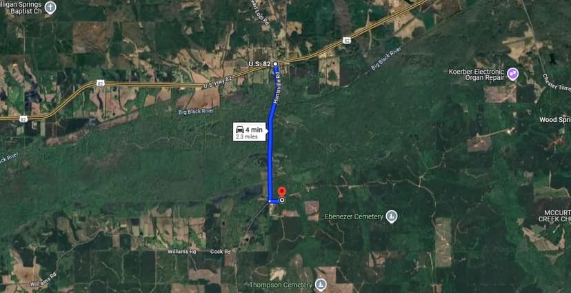 56 Acres in Choctaw County, MS