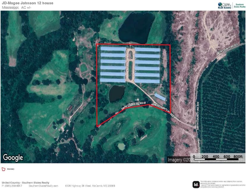 12 House Poultry Farm for Sale in Magee, Mississippi