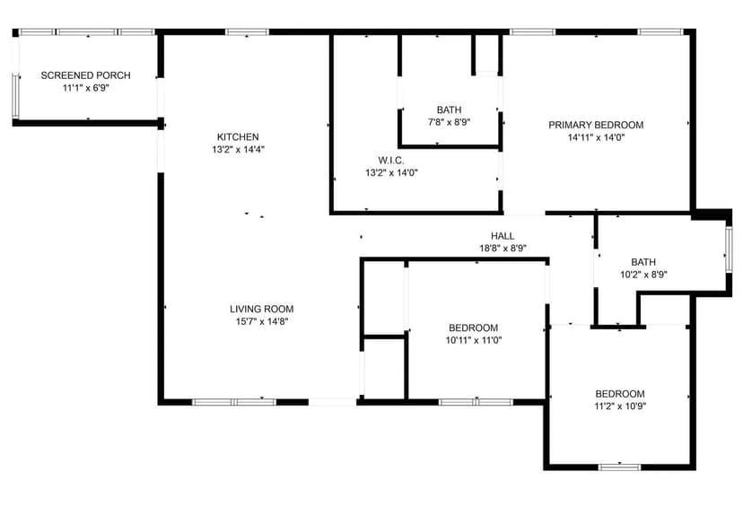 3 bed 2 Bath Brick Home, Large Yard, Manila, Arkansas