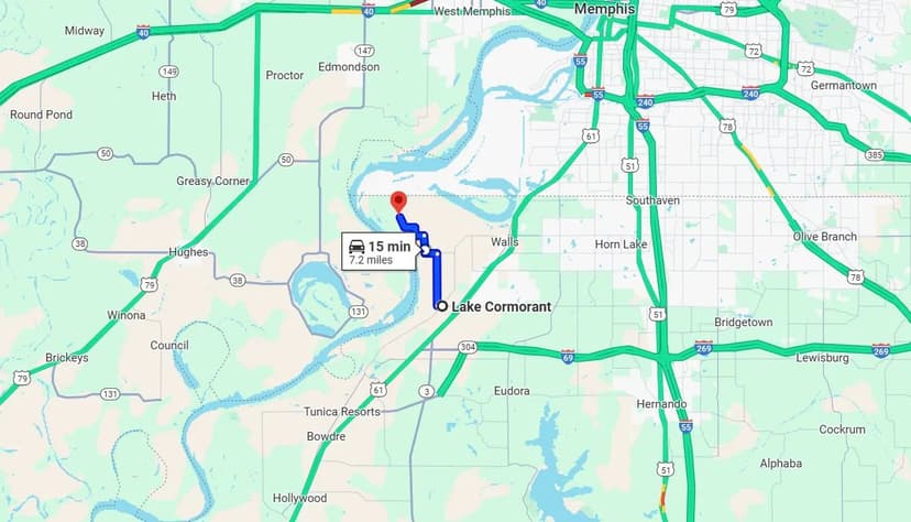 One Equity Share at Cow Island Hunt Club, INC in Desoto County, MS & Shelby County, TN