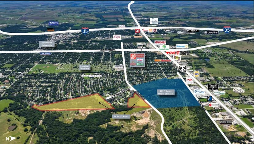 28.64+/- Acre Residential Development Site | Gainesville, TX