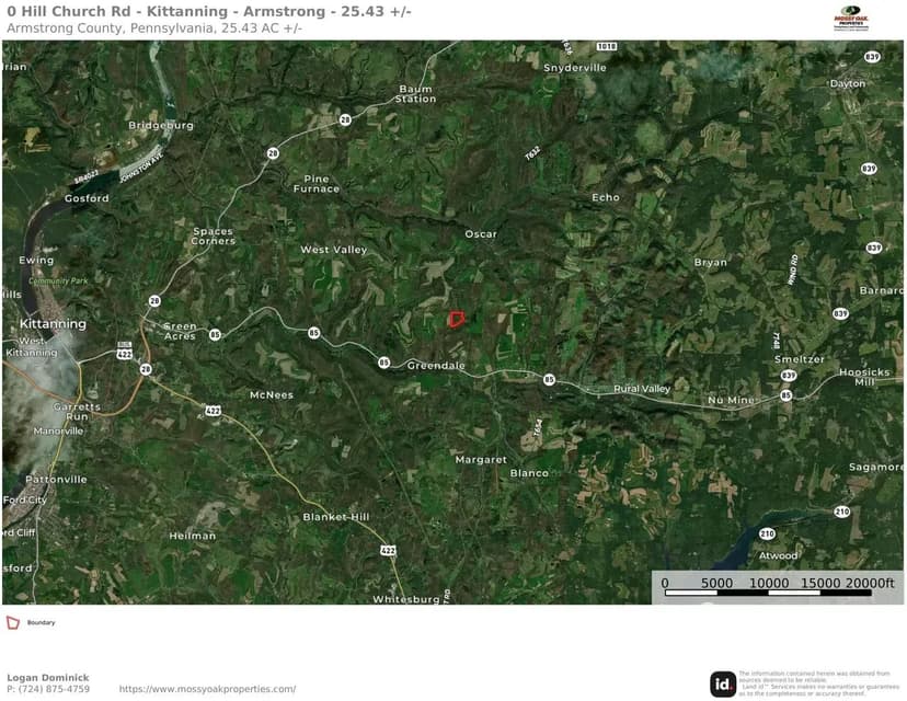 0 Hills Church Rd - Kittanning - Armstrong - 25.43 +/-