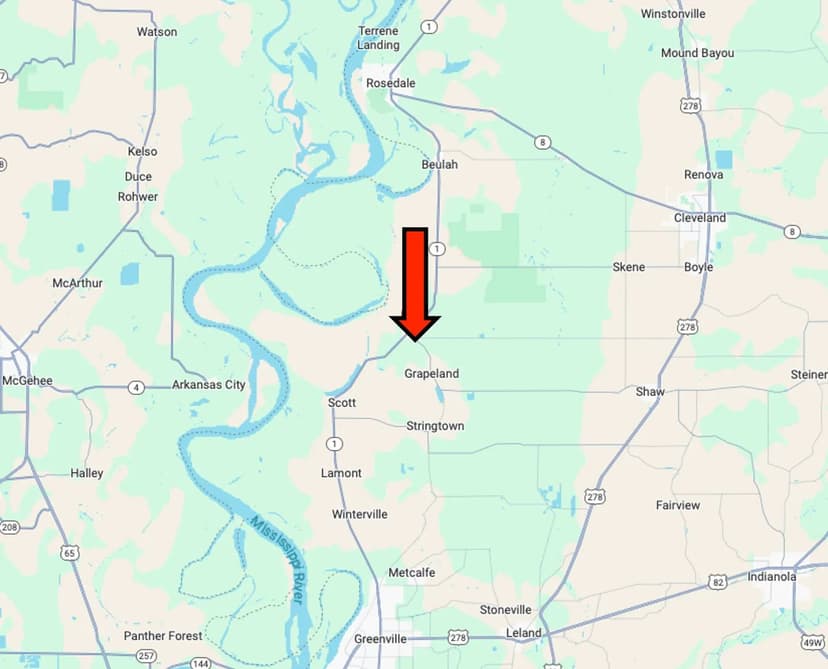 Home in Bolivar County at 501 E Preston Street in Benoit, MS