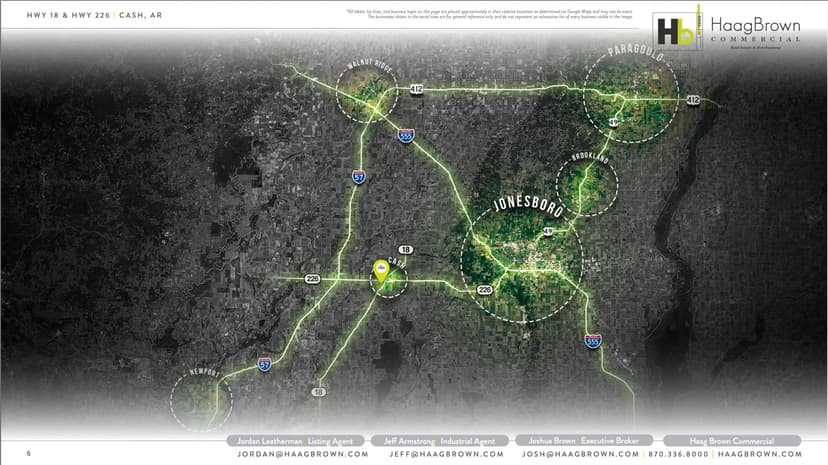 +/-4 Acres Highway Frontage Lot - Cash, AR