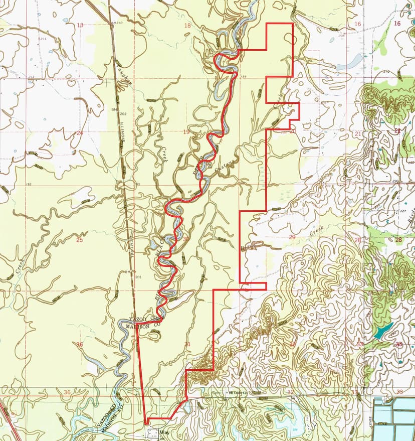 1,304 Acres with a Cabin in Madison County, MS 