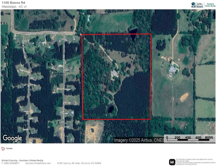  40 Acres with Country Home for Sale in Pike County MS