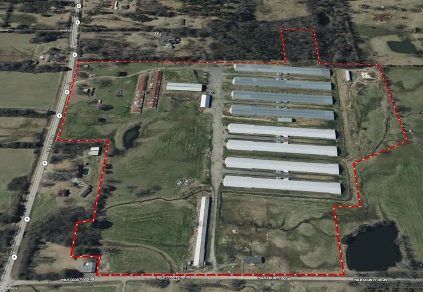 45 Acre Poultry Farm in Polk County, AR 