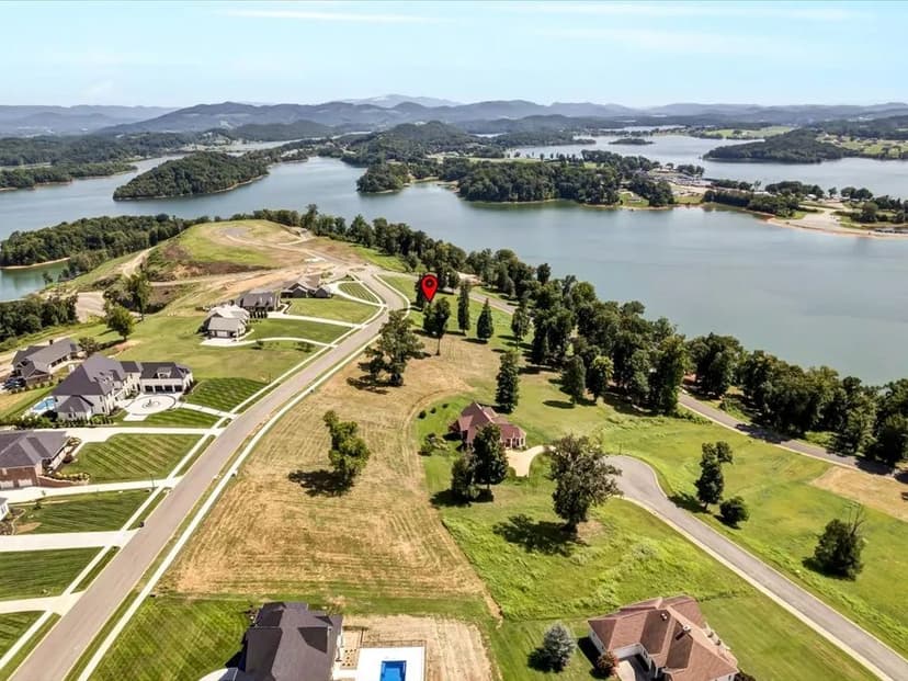 Cleared Lot with Cherokee Lake Views, Public Utilities & Boat Slip
